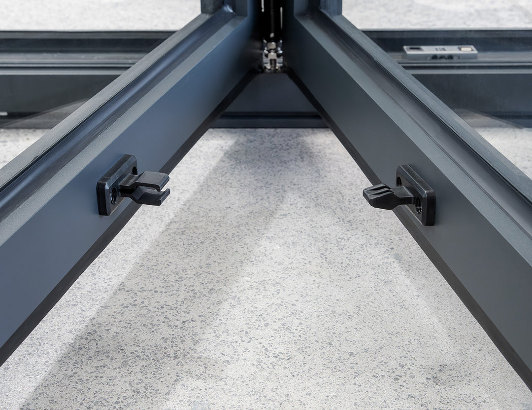 Bifold Glass Door For Mediterranean-SKY Pergola