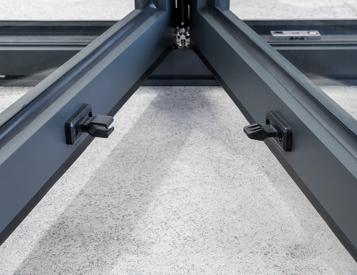 Bifold Glass Door For Mediterranean-SKY Pergola