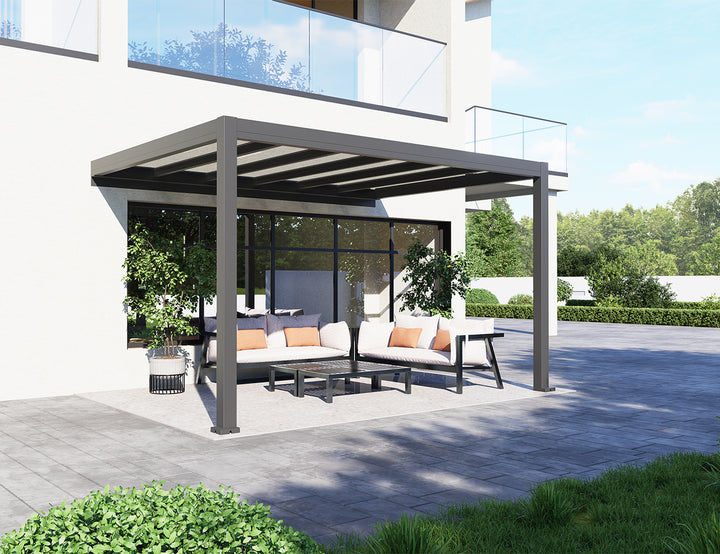 Bering Wall Mounted Polycarbonate Roof  Pergola