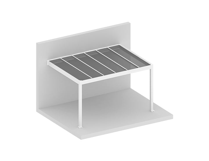 Bering Wall Mounted Polycarbonate Roof  Pergola