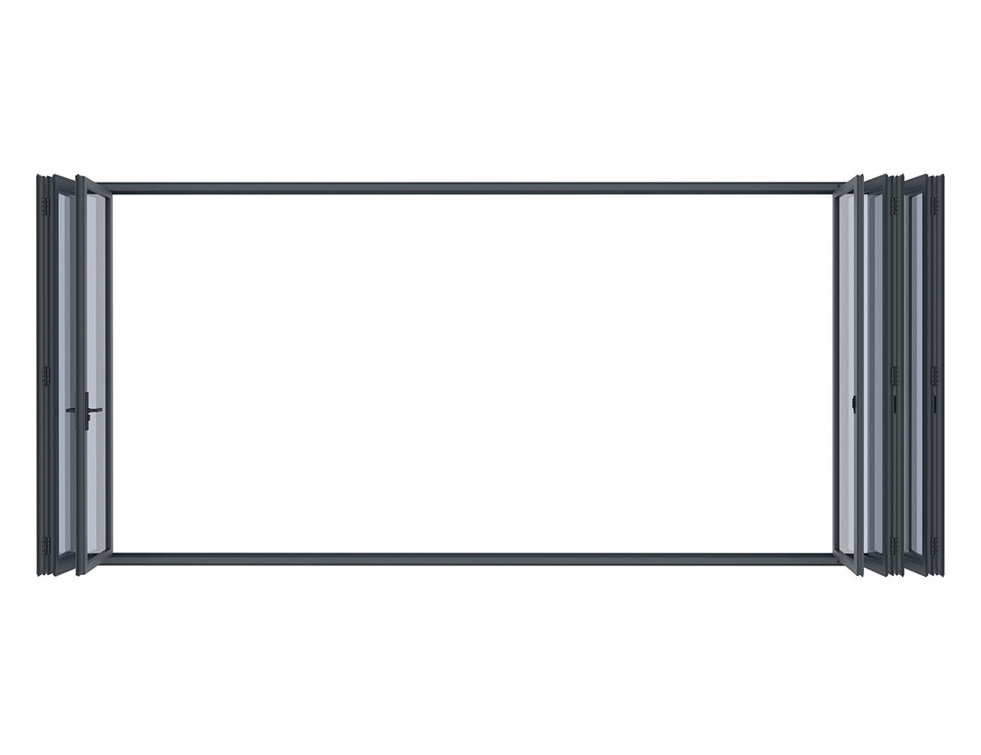 Bifold Glass Door For Mediterranean-SKY Pergola