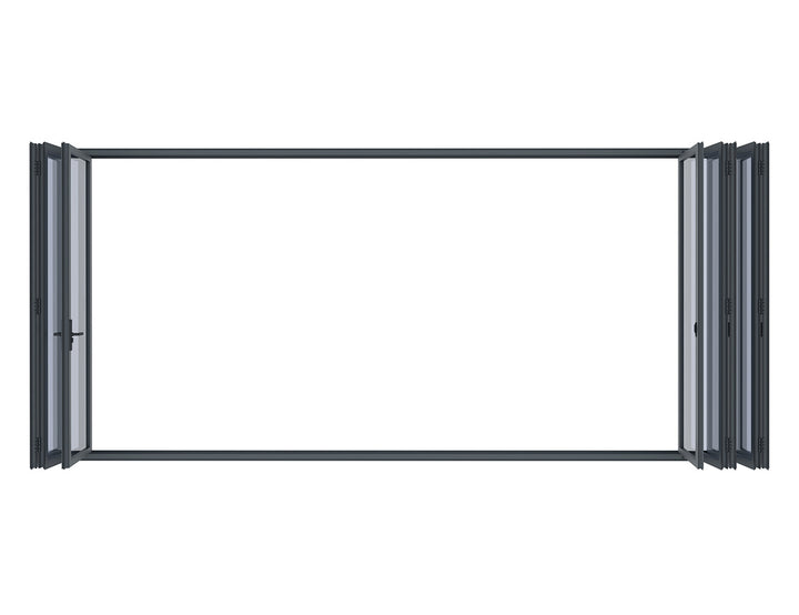 Bifold Glass Door For Mediterranean-SKY Pergola