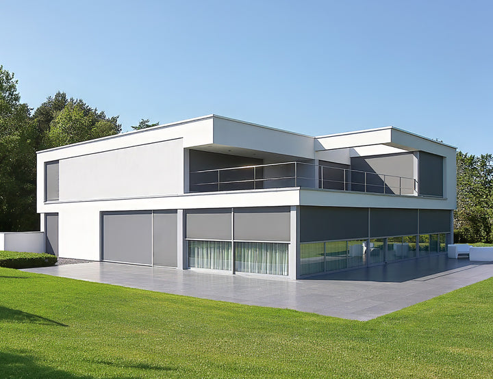 Manual Blind For Mediterranean-SKY Louvre Roof Pergola
