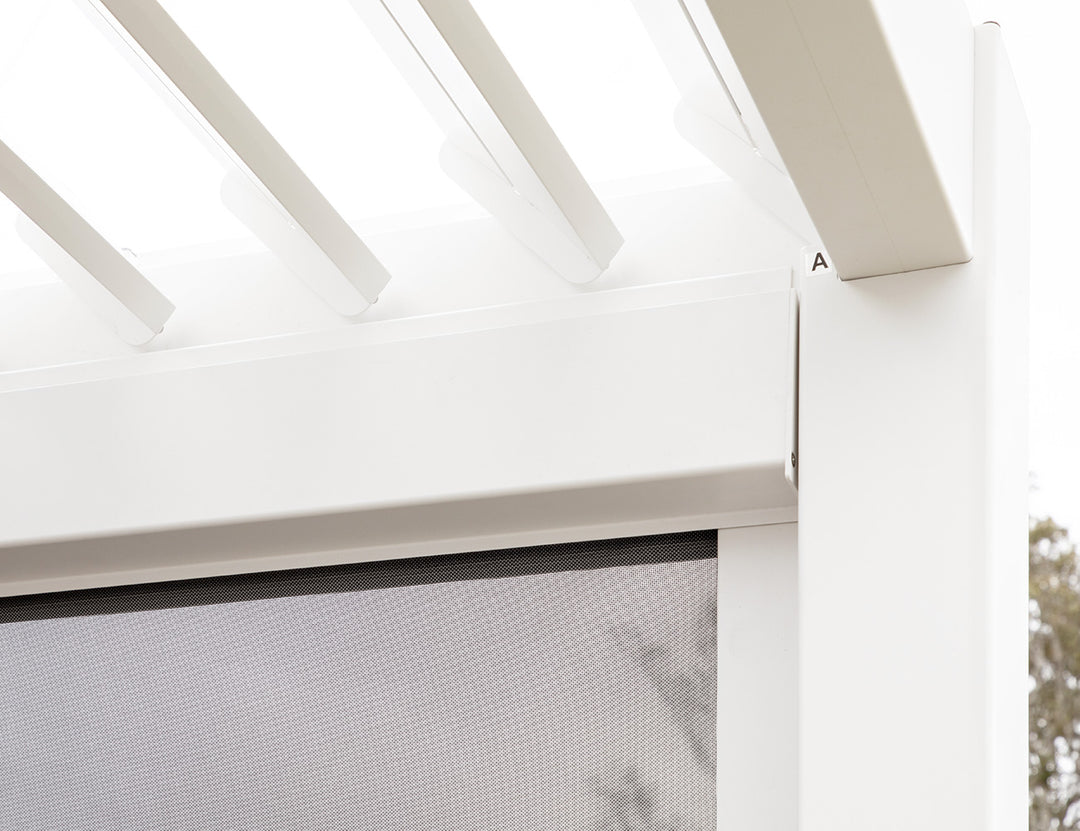 Retractable Shade Blind For Waihi&Hahei Pergola