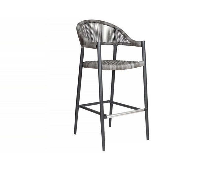Parakeet Aluminium and Rattan Outdoor Patio Bar Chair