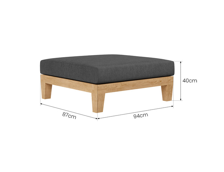 Newport Teak Outdoor Ottoman