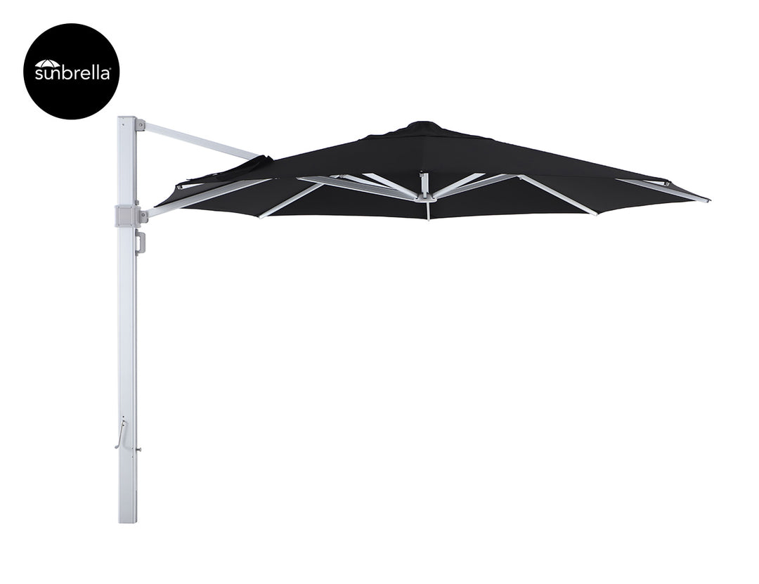 Agave 4m Round Cantilever Umbrella Colour: Black