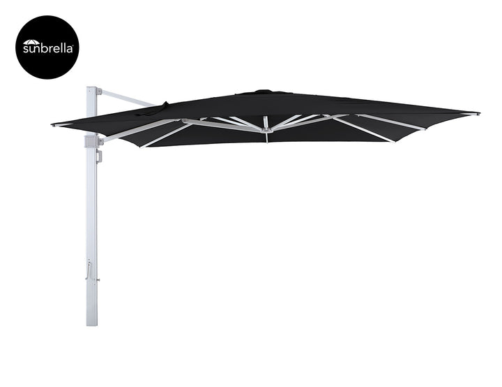 Agave 4m Square Cantilever Umbrella Colour: Black