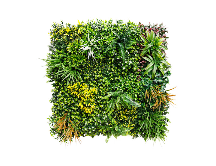 Evergreen Artificial Living Wall Panel – 100cm x 100cm (Ultra-Dense 3.2kg)