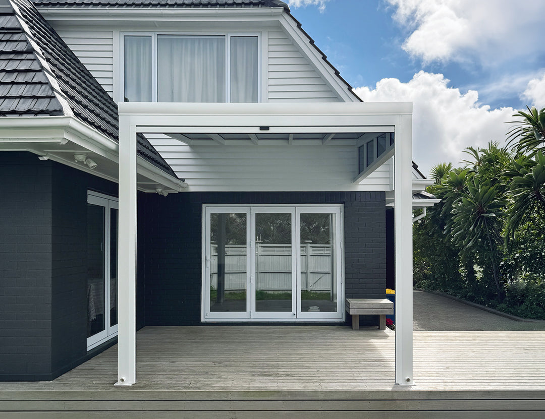 Coastal Patio Cover Quarter Window