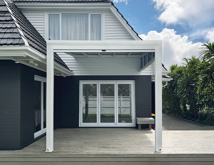 Coastal Patio Cover Quarter Window