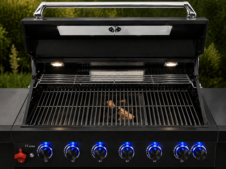 COLORADO BEAST BBQ Built-in Charcoal tray