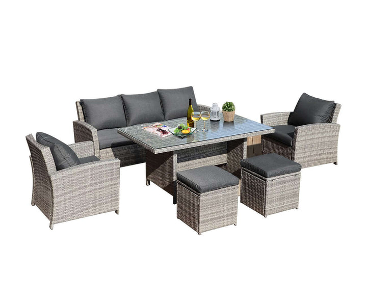 Cyrus Outdoor Lounge Dining Set