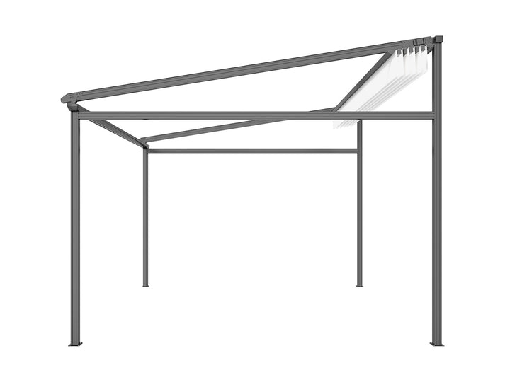Dover Motorised Freestanding Pergola with Retractable Canopy