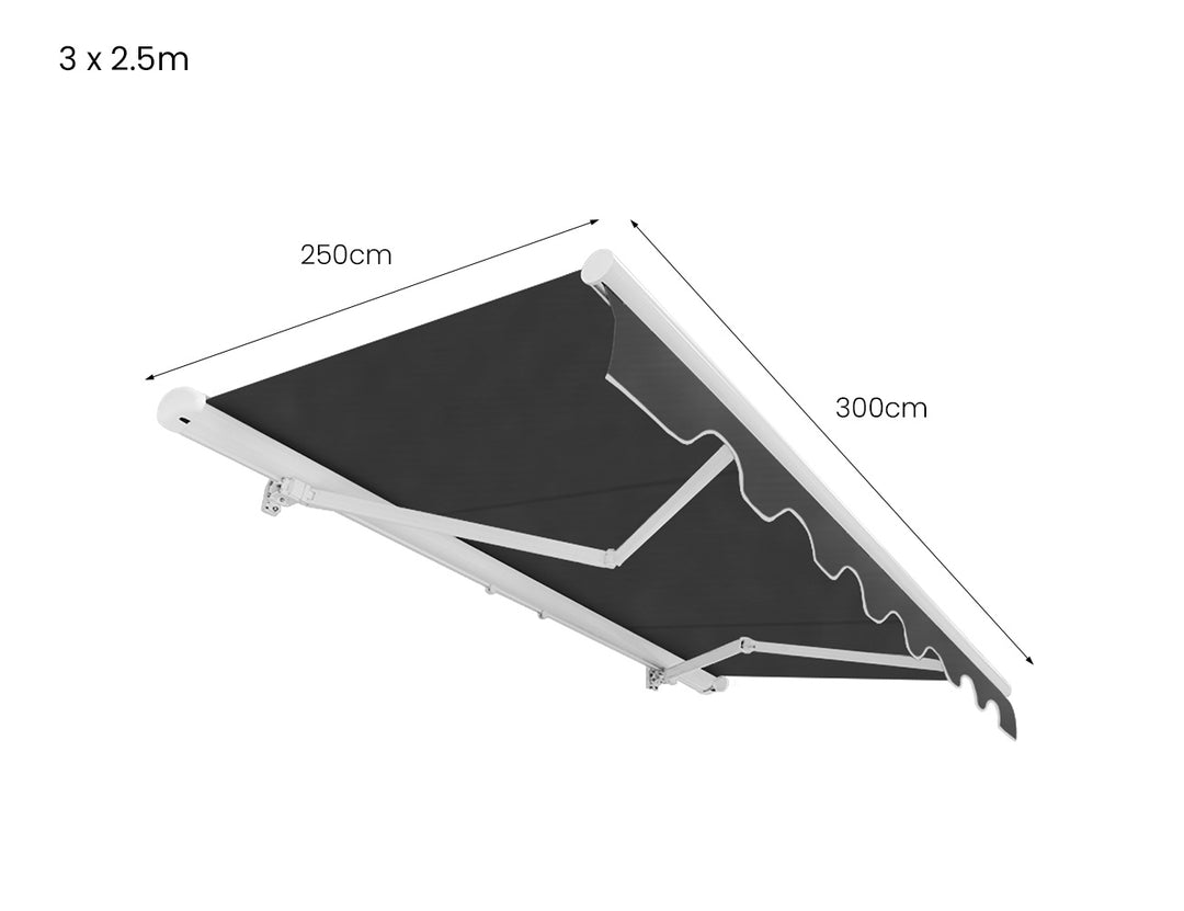 Etna Half Cassette Motorised Retractable Awning