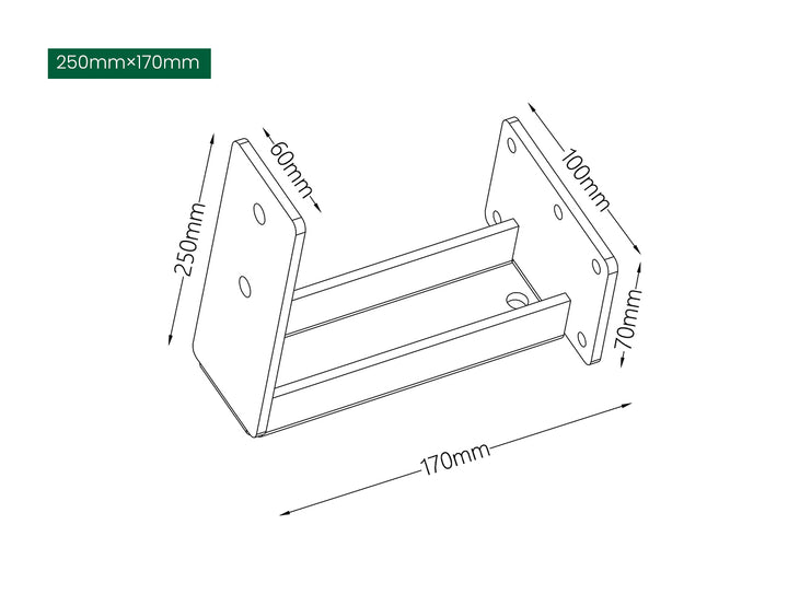 Fascia Wall Mounted Pergola Bracket