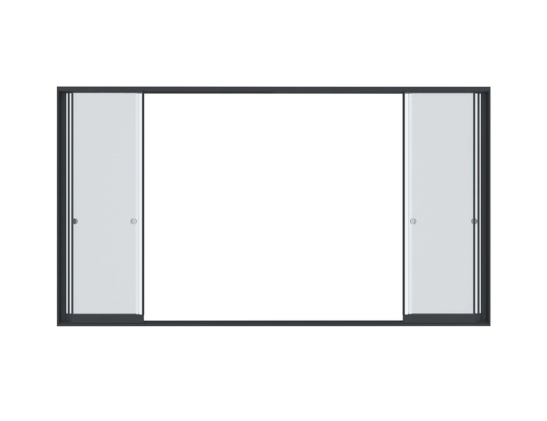 Frame Glass Sliding door For Mediterranean-SKY Wall Mounted Louvre Roof Pergola
