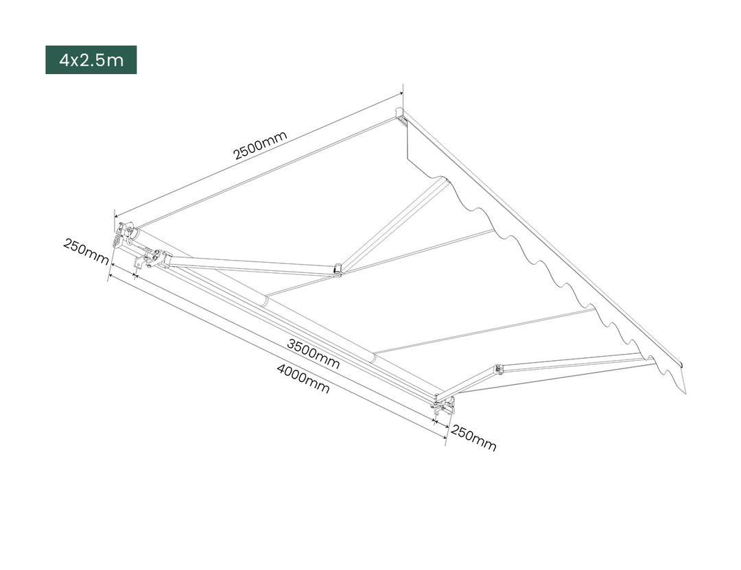 Fuji Manual Retractable Awning