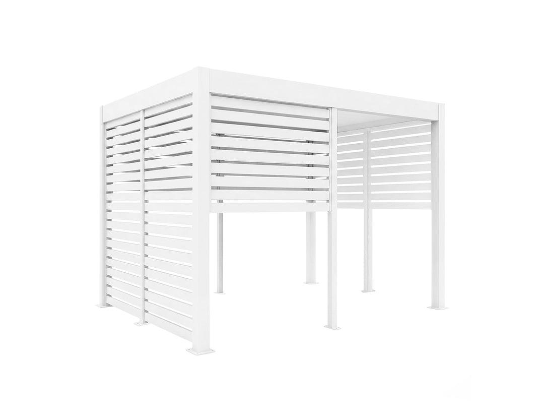 Half Height Slatted Privacy Screen for Tasman Freestanding pergola