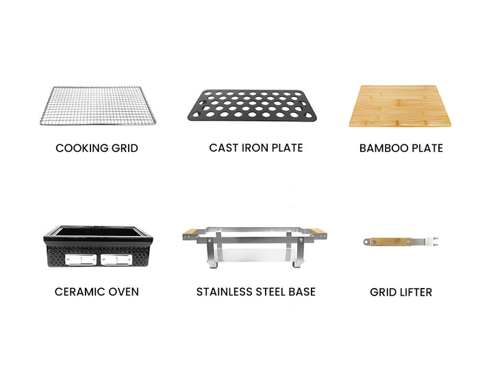 Hibachi Tabletop BBQ Grill- Rectangle
