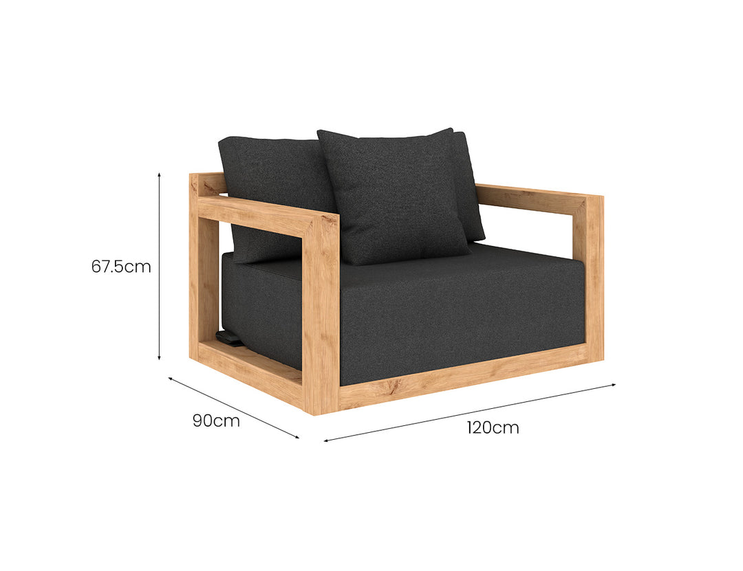 Ibis Outdoor Teak Club Chair