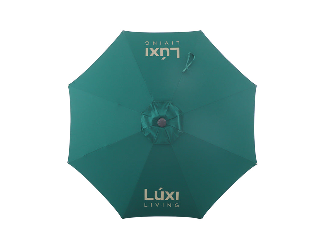 Luxi Living 2.7m Round Market Umbrella - Green
