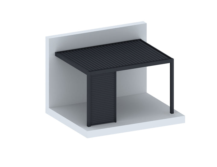 Mediterranean SKY Pergola Shutter Wall