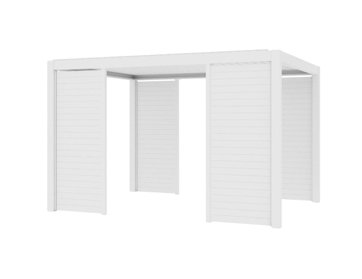 Mediterranean SKY  Pergola Tongue and Groove Privacy Screen