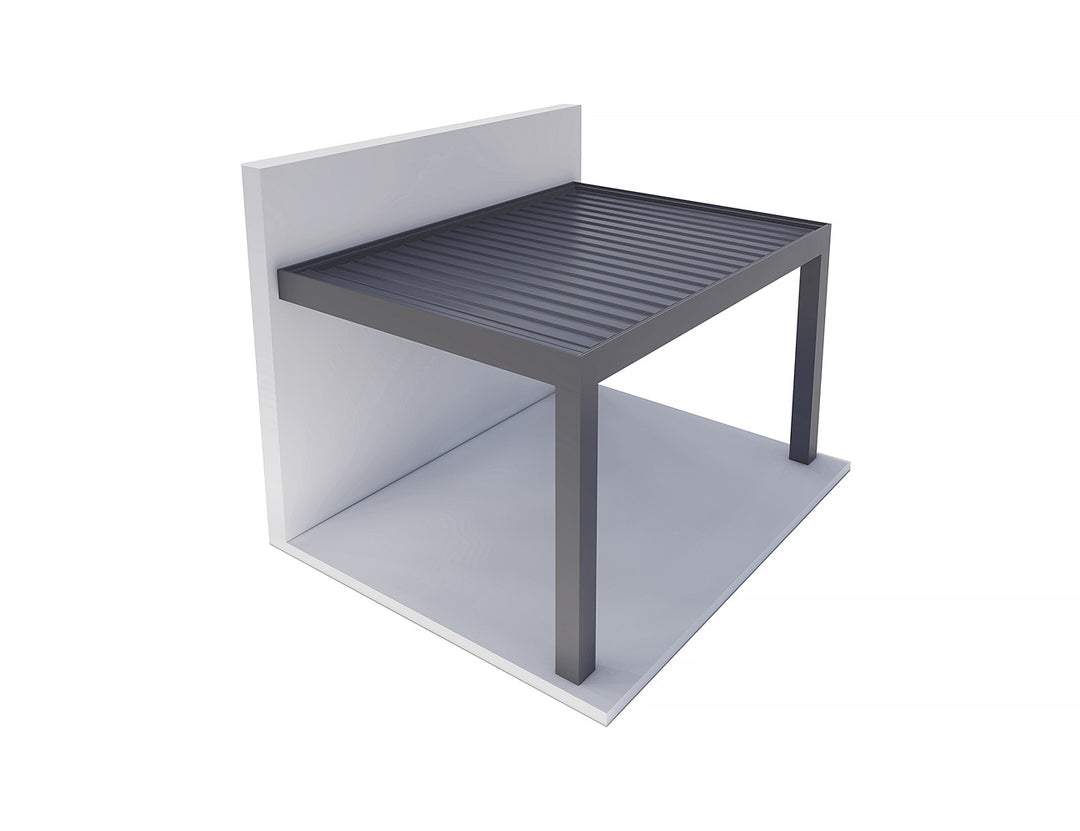 Mediterranean-SKY Motorised Wall Mounted Retractable Louvre Roof System