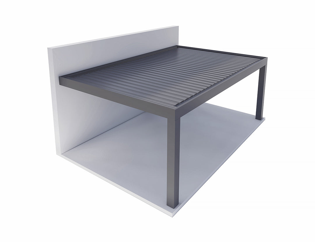 Mediterranean-SKY Motorised Wall Mounted Retractable Louvre Roof System