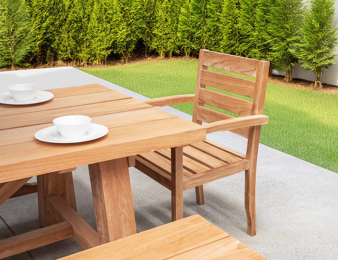 Mason Teak Dining Chair