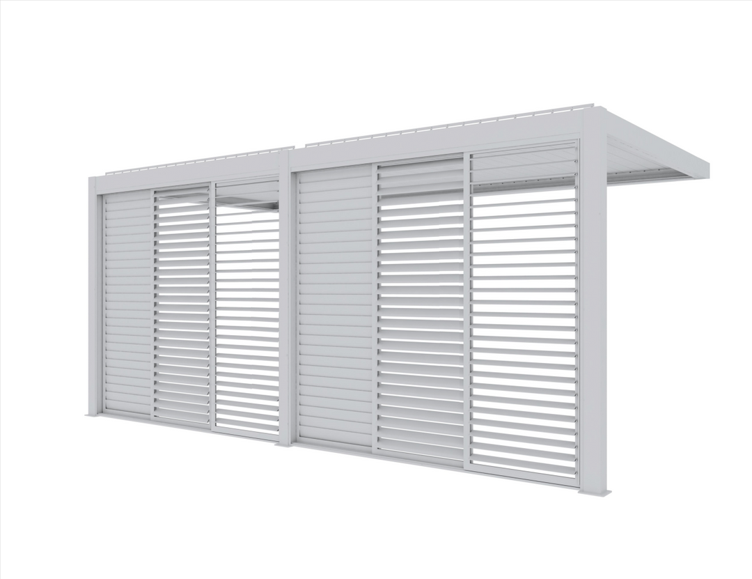 Shutter Sliding Door for Tasman Wall Mounted Pergola