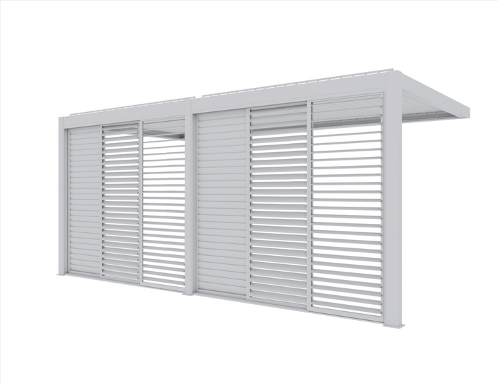 Shutter Sliding Door for Tasman Wall Mounted Pergola