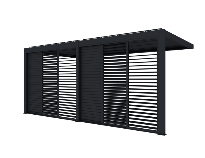 Shutter Sliding Door for Tasman Wall Mounted Pergola