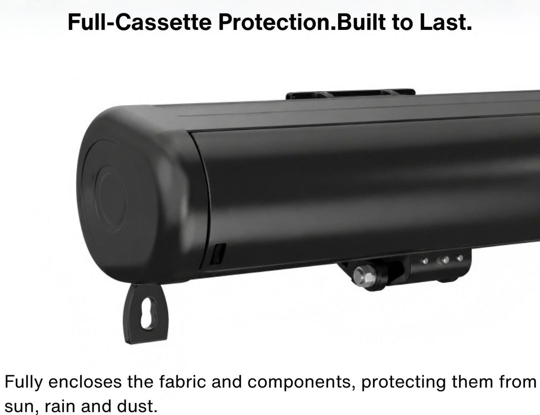 Rainier Full Cassette Motorised Retractable Awning