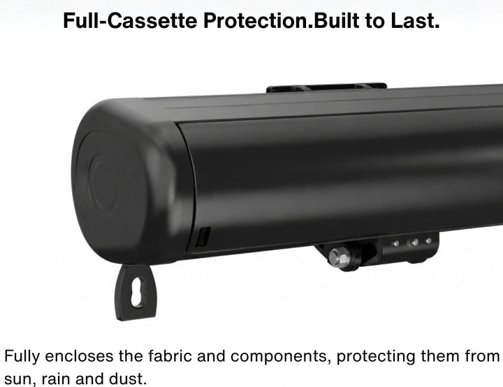 Rainier Full Cassette Motorised Retractable Awning