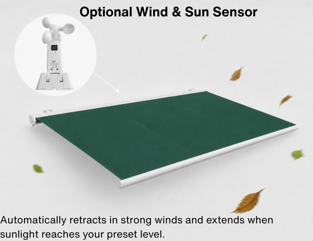 Rainier Full Cassette Motorised Retractable Awning