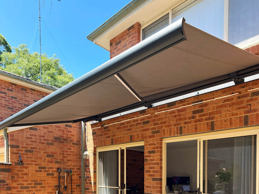 Rainier Full Cassette Motorised Retractable Awning