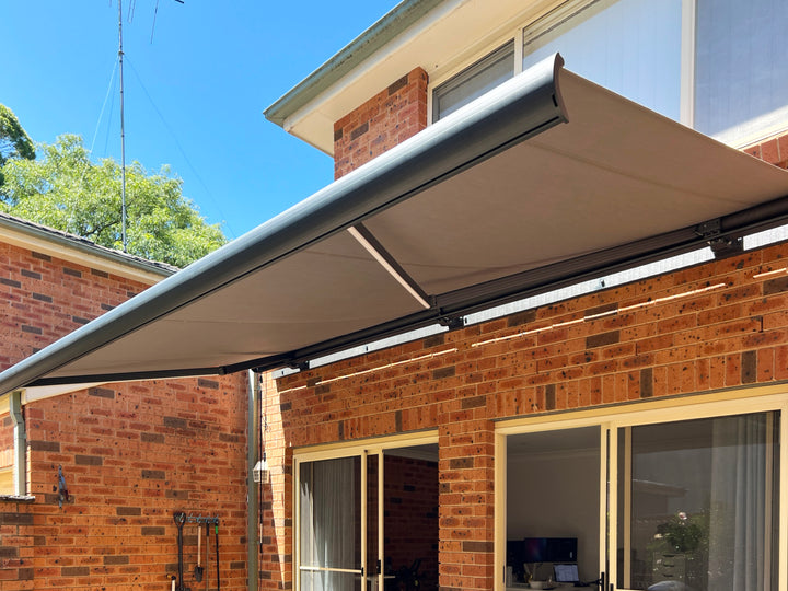 Rainier Full Cassette Motorised Retractable Awning