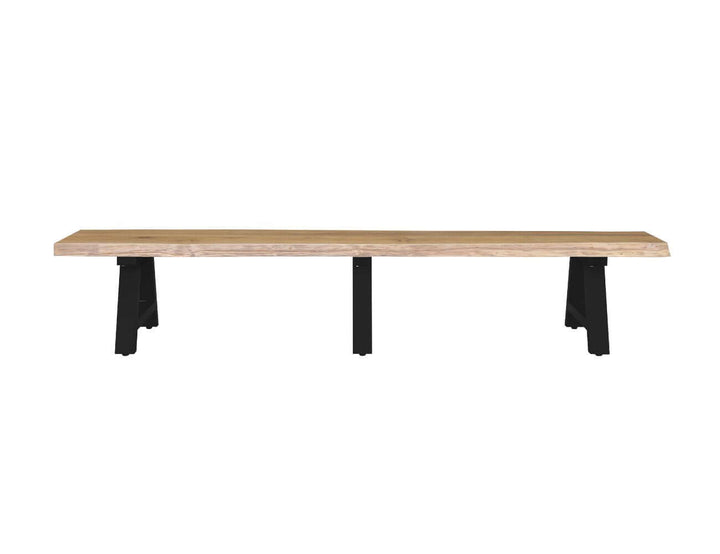 Robusta Teak Dining Table And Bench Bundle - 250cm