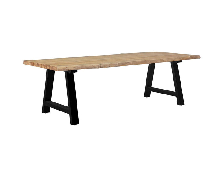 Robusta Teak Dining Table And Bench Bundle - 250cm