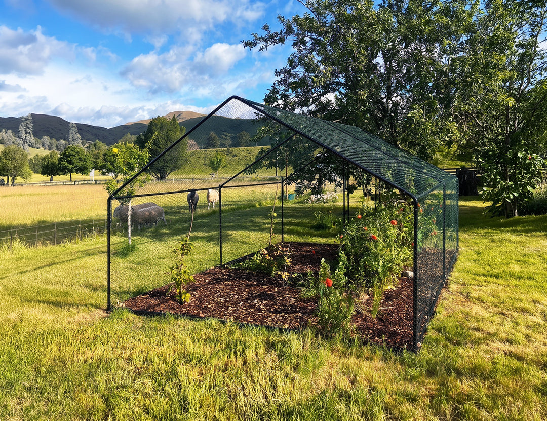Walk-In Chicken Coop Run with UV Cover - 300x400x200cm