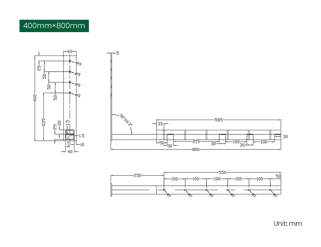 Soffit Wall Mounted Pergola Bracket
