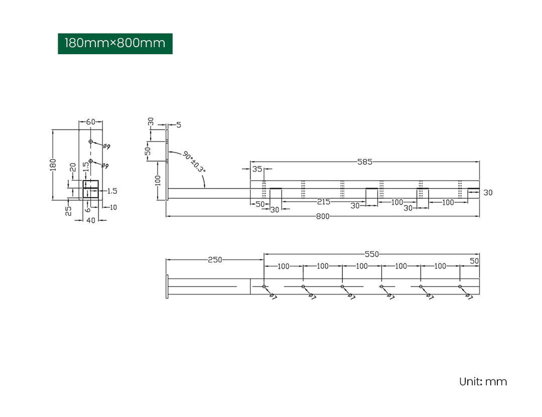 Soffit Wall Mounted Pergola Bracket