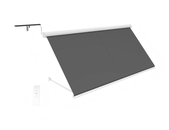 Solaris Motorised Retractable Drop-Arm Window Awning