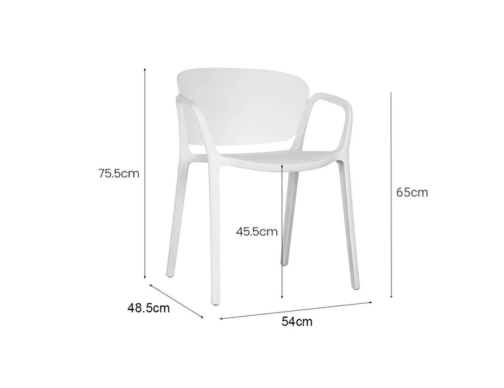 Andi Outdoor Patio Dining Armchair