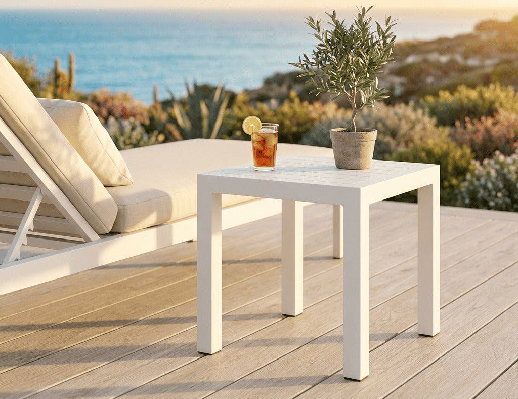 Heron Aluminium Outdoor Side Table