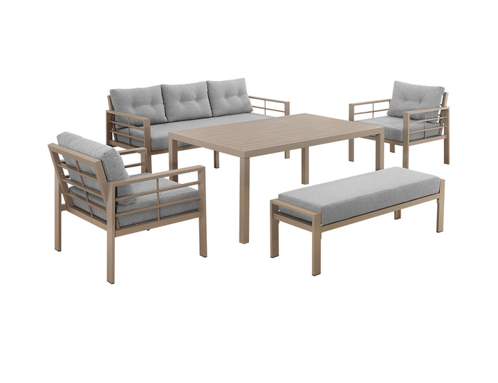Egret Aluminium Sofa 5pcs/Set