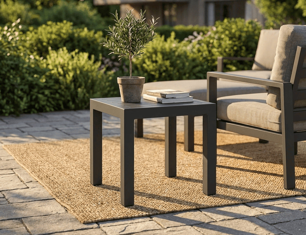 Heron Aluminium Outdoor Side Table