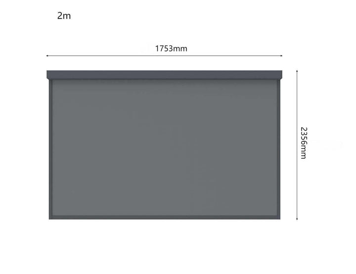 Retractable Shade Blind For Baltic Freestanding Pergola  2.0